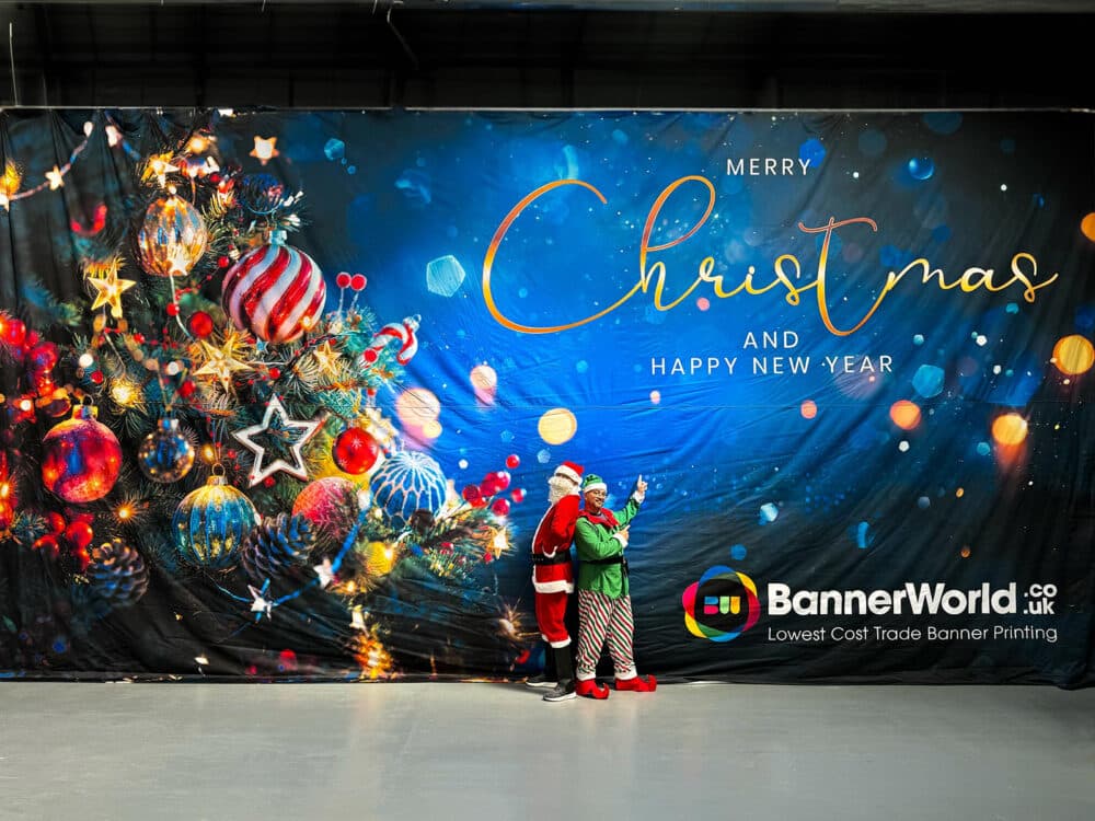 Large Custom printed Christmas backdrops