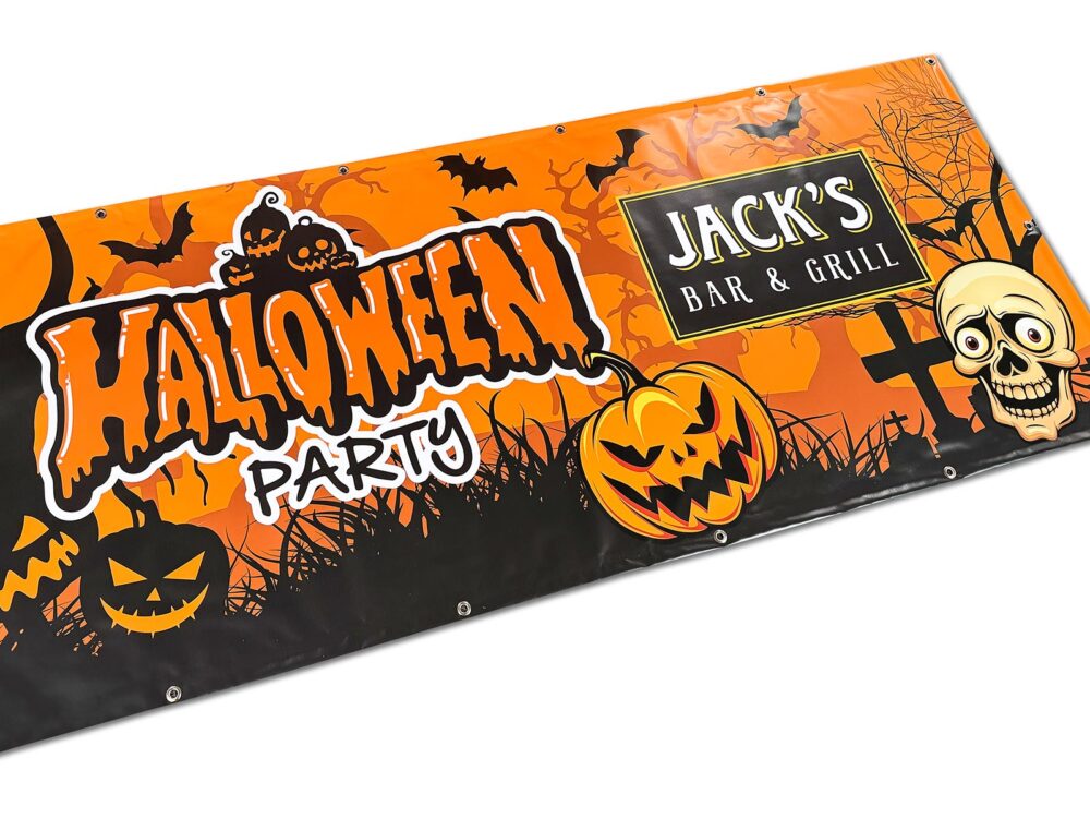 Customised Halloween Banner Printing