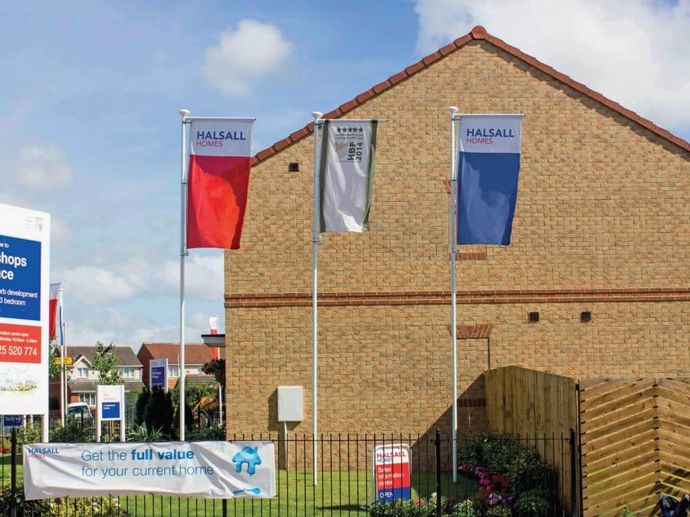 House Builders Flag Pole